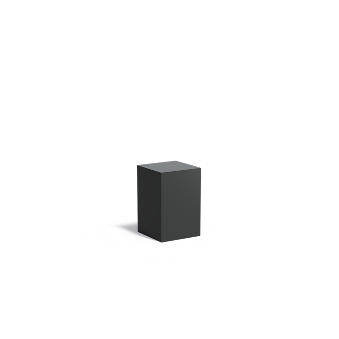Sokkels Aluminium Antraciet 40 x 40 x 60cm LXBXH