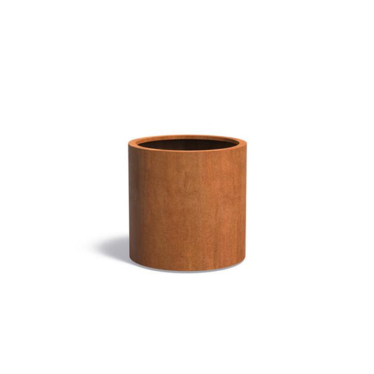 Plantenbak cortenstaal rond 80x80 hxdoorsnee