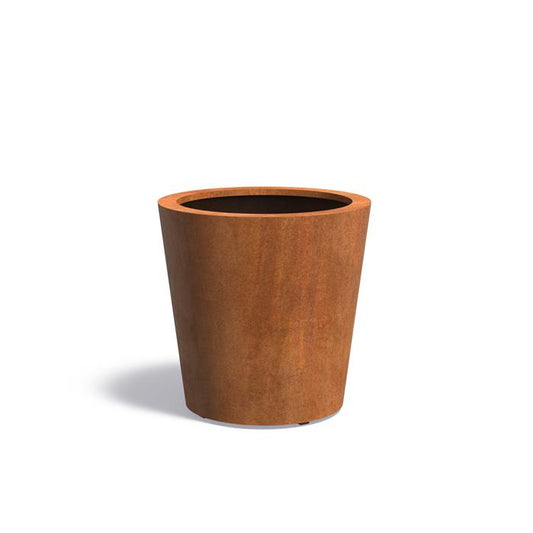 Conic ronde plantenbak cortenstaal 80x80cm