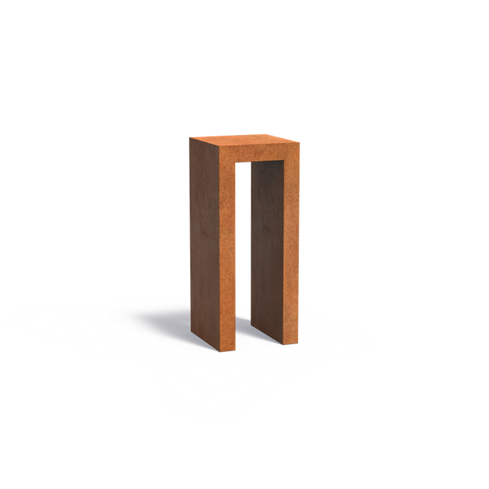 U Sokkel Cortenstaal 50 x 50 x 120cm LXBXH